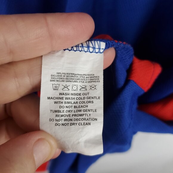 Genuine Merchandise Baseball Jersey Texas Rangers Blue Red T Jersey Shirt XL - Picture 8 of 11